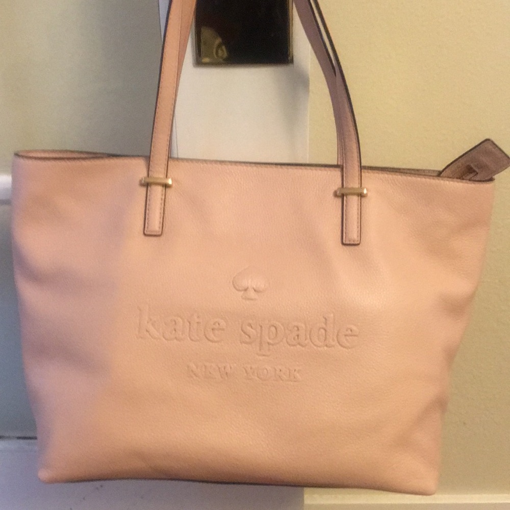 Kate Spade dust pink tote